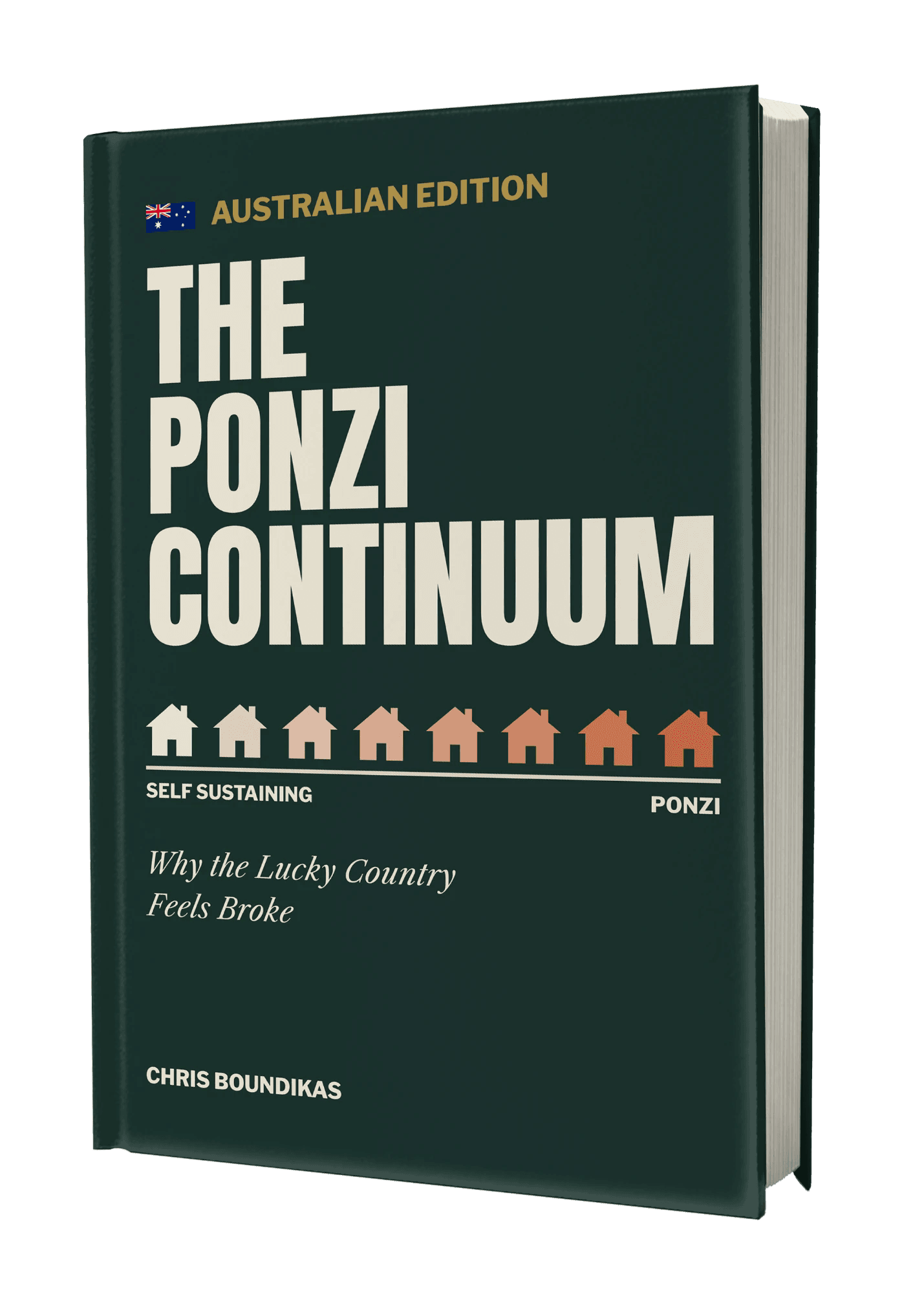 Australian edition cover of The Ponzi Continuum