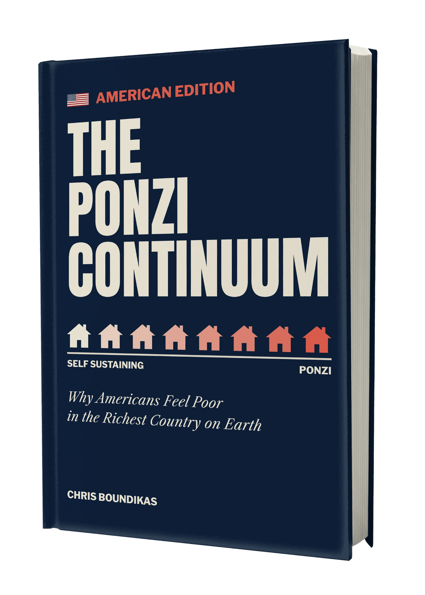 American edition cover of The Ponzi Continuum