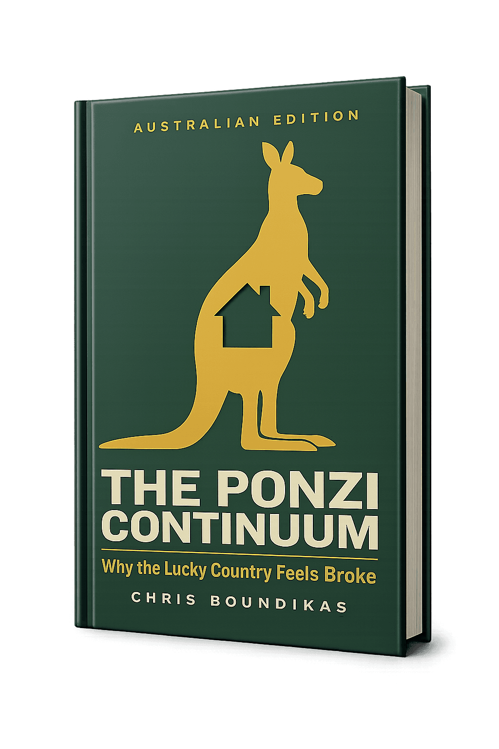 Australian edition cover of The Ponzi Continuum