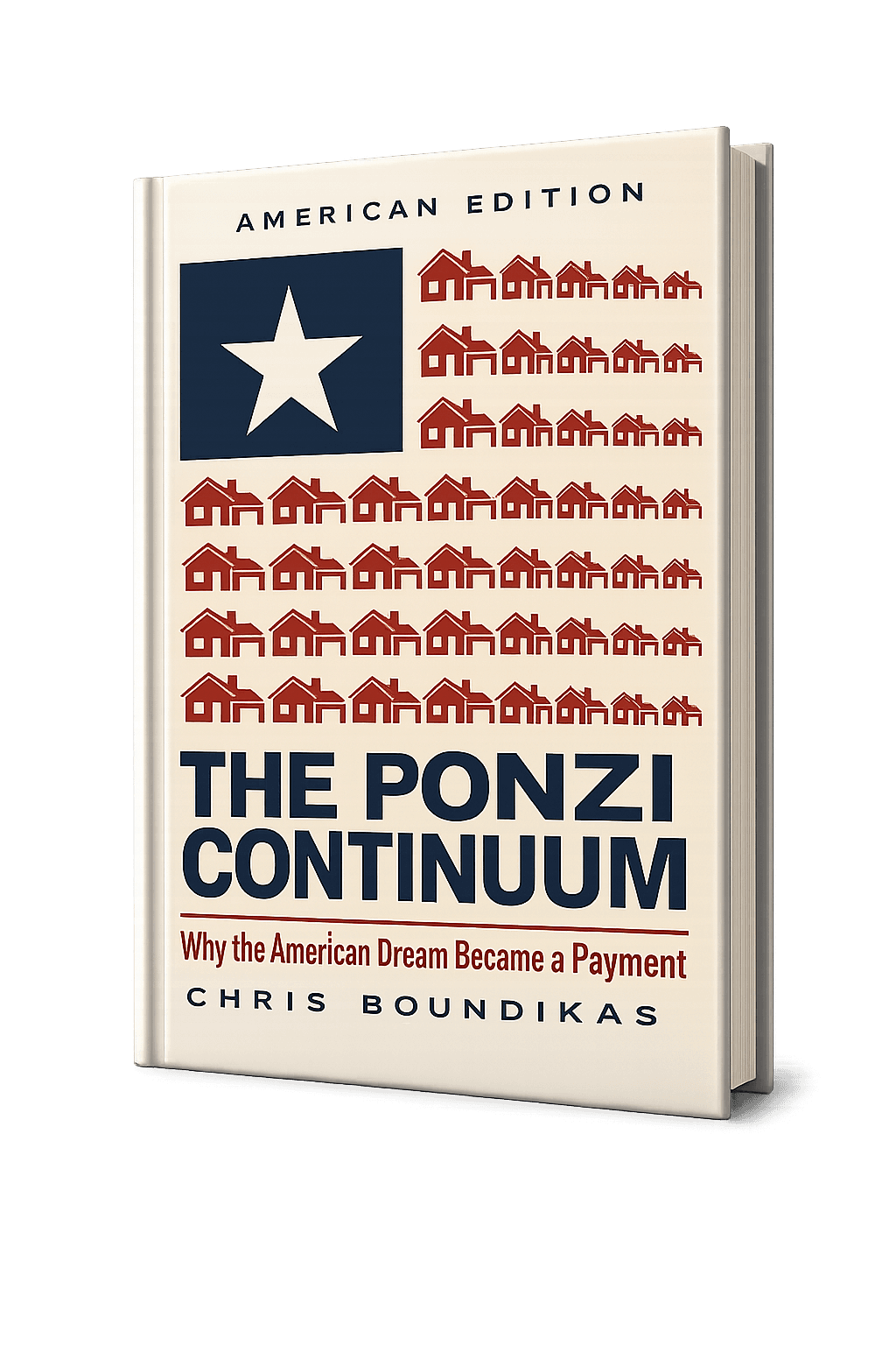American edition cover of The Ponzi Continuum